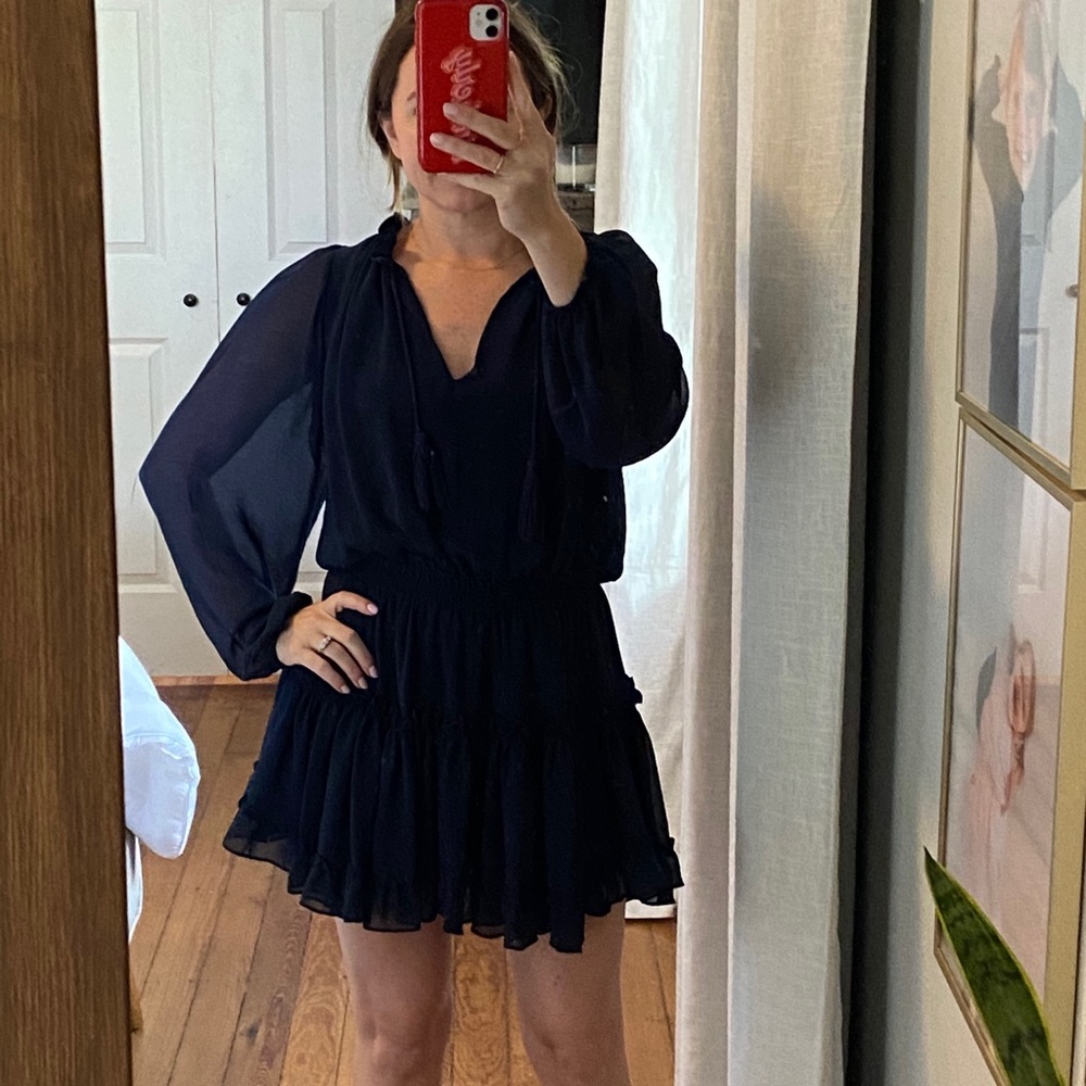 Misa navy dress XS